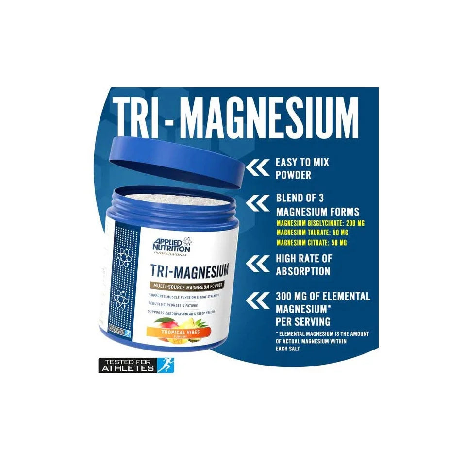 Applied Nutrition Tri-Magnesium Powder 50 Servings