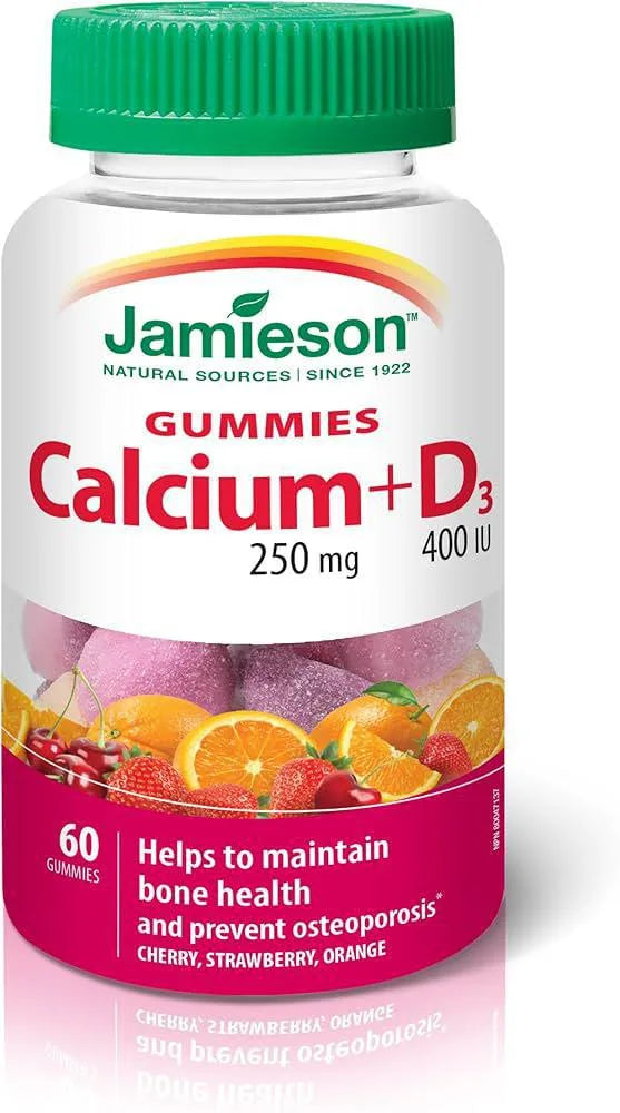 Jamieson Gummies Calcium+D3 250 Mg 400 IU