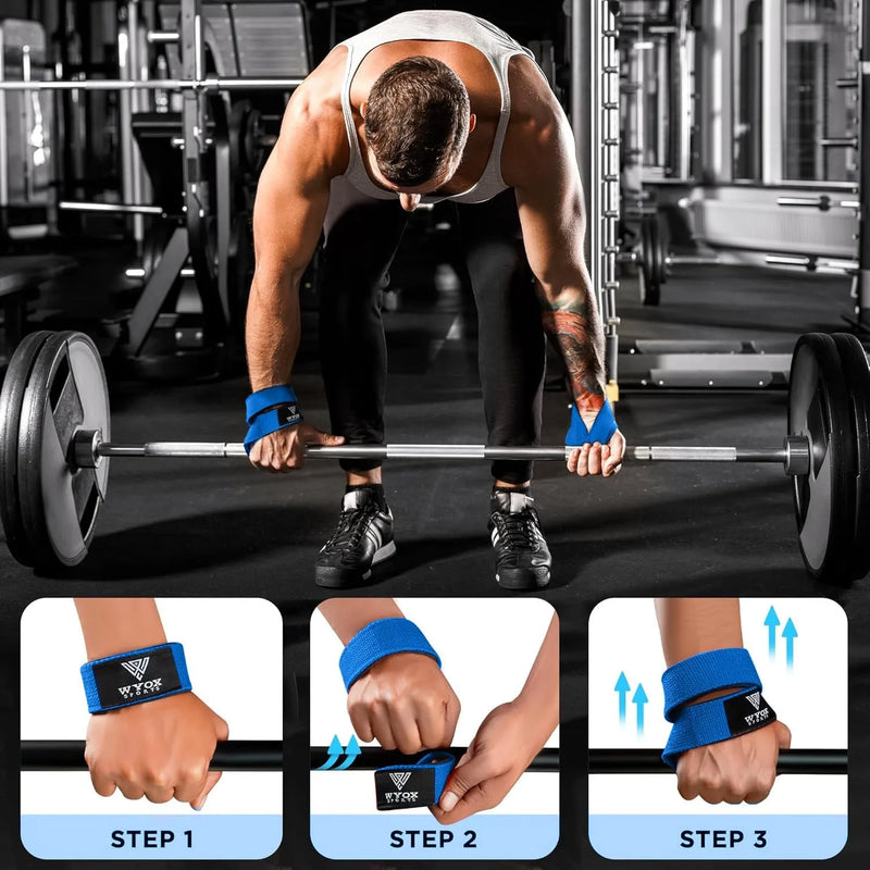 Figure 8 Deadlift straps heavy duty wrist support straps