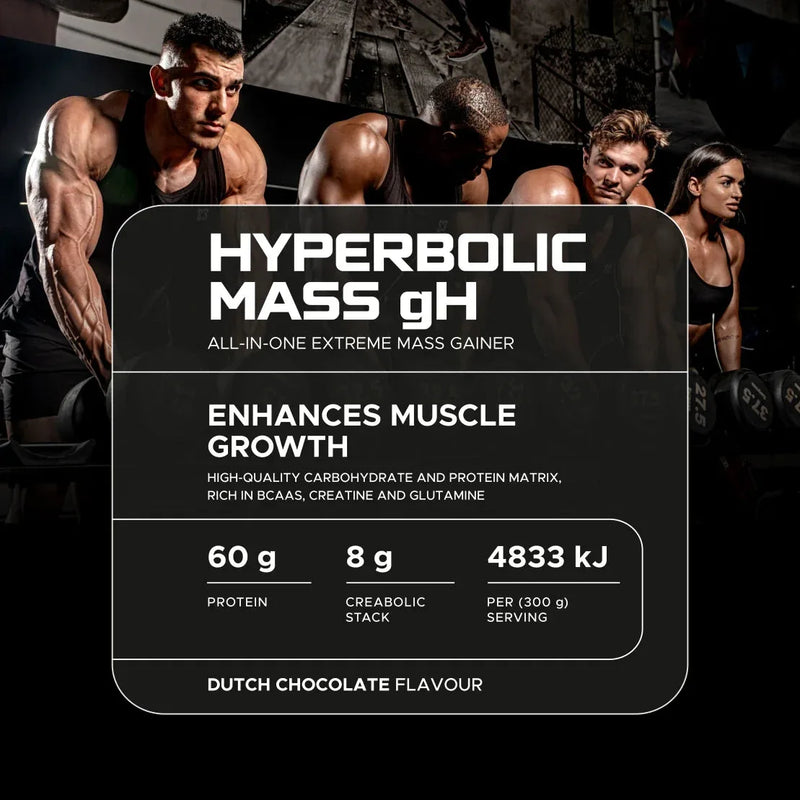 USN Hyperbolic Mass gH 6kg (80Scoops) Mass Gainer