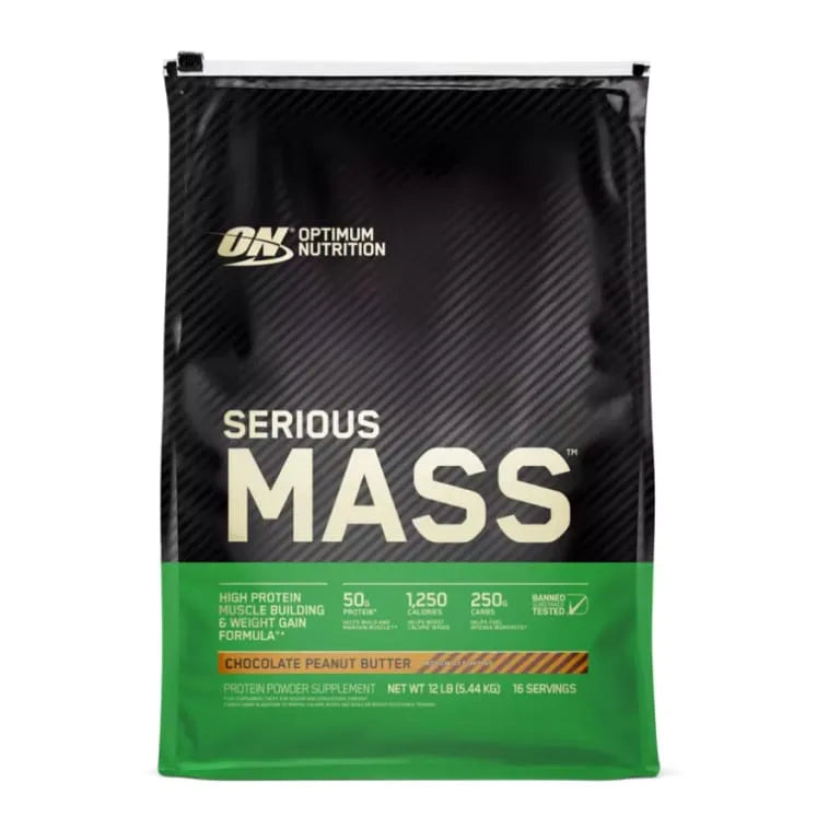 Optimum Nutrition Serious Mass Weight Gainer Protein Powder 12lbs(5.55kg) 16Servings