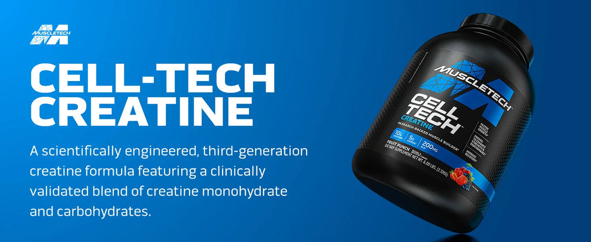 MuscleTech Cell Tech Creatine Powder 5.80lbs(2.63kg) 54Servings