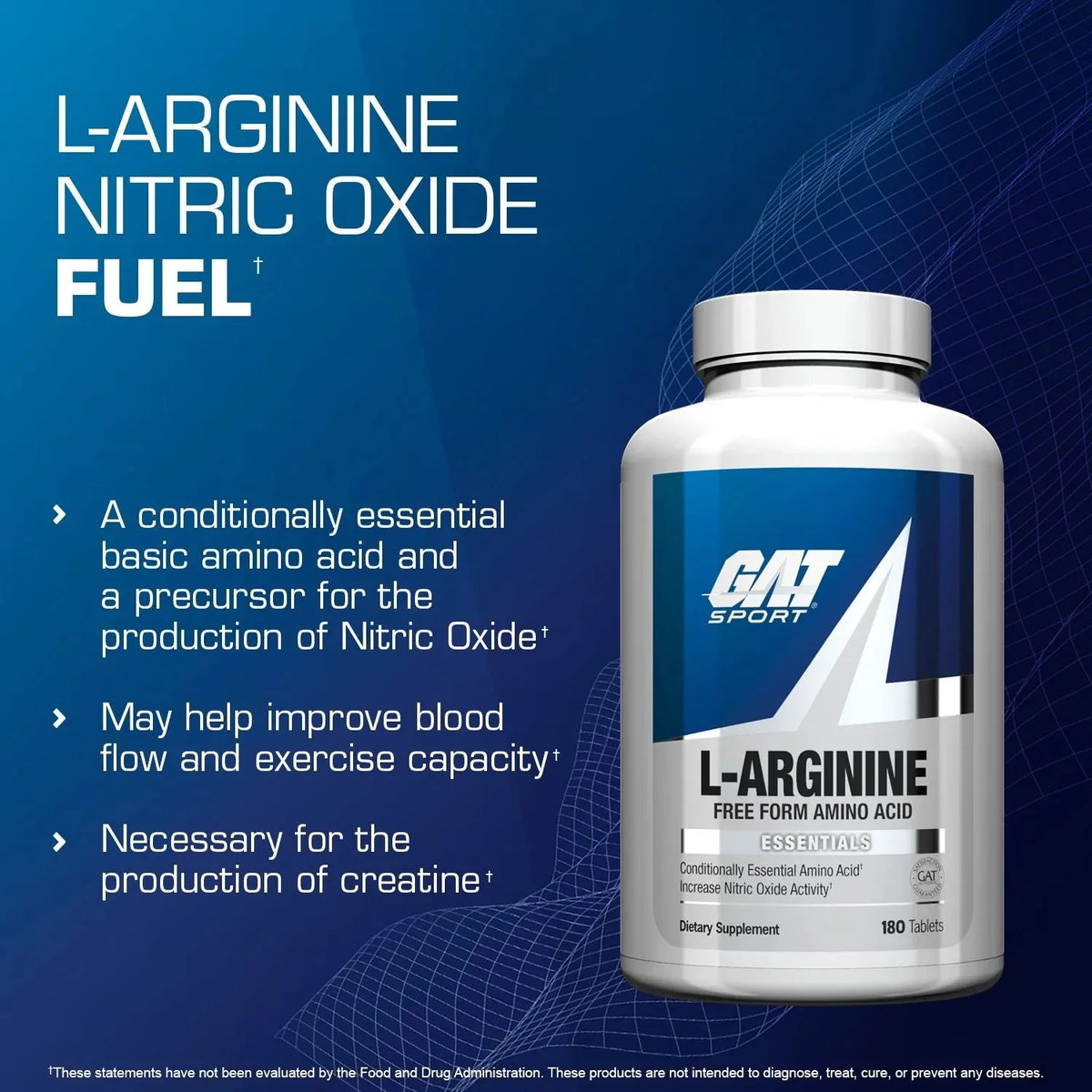 GAT Sport L-Arginine 180Tablets
