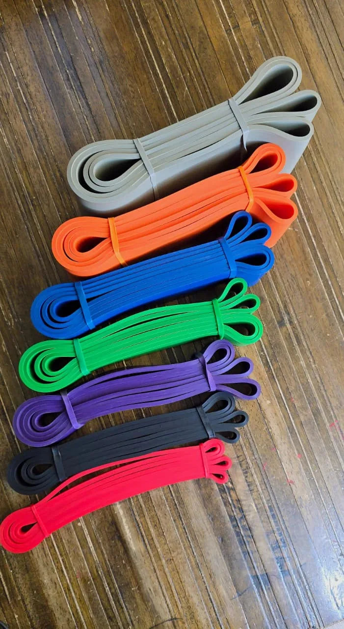 Heavy Duty Latex Resistance Band workout bands Aliscofit BLUE