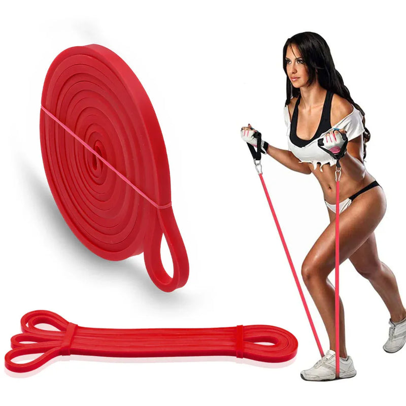 Heavy Duty Latex Resistance Band workout bands RED
