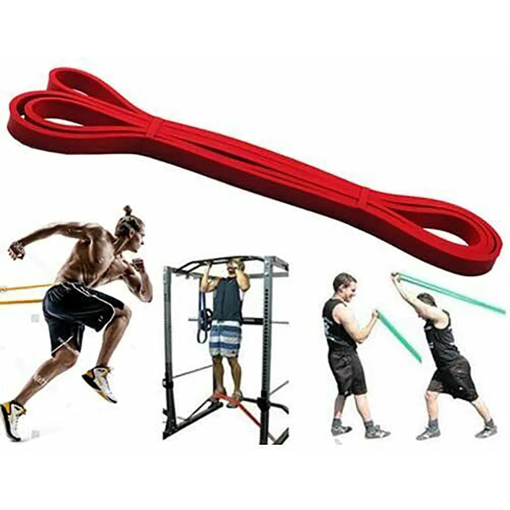 Heavy Duty Latex Resistance Band workout bands RED