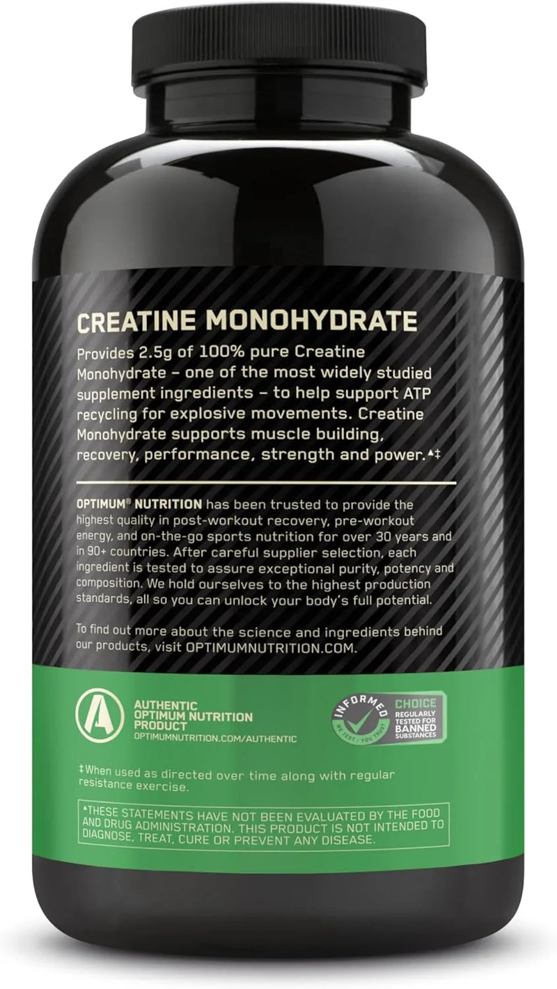 Optimum Nutrition Micronized Creatine Capsules 200 capsules (100 Servings)