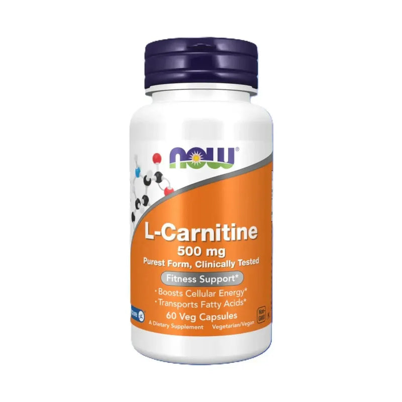 Now L-Carnitine 500mg 60Veg Capsules