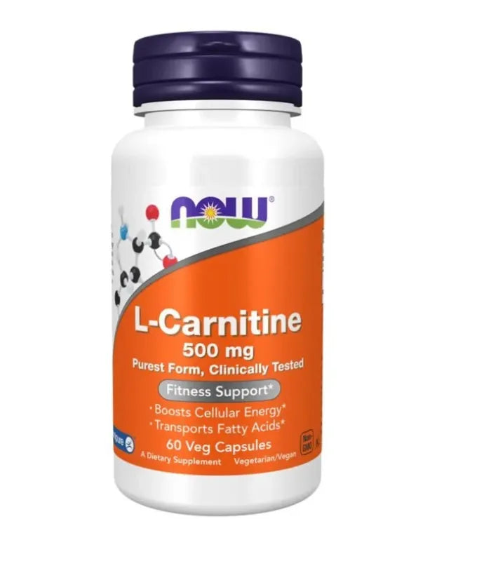 Now L-Carnitine 500mg 60Veg Capsules