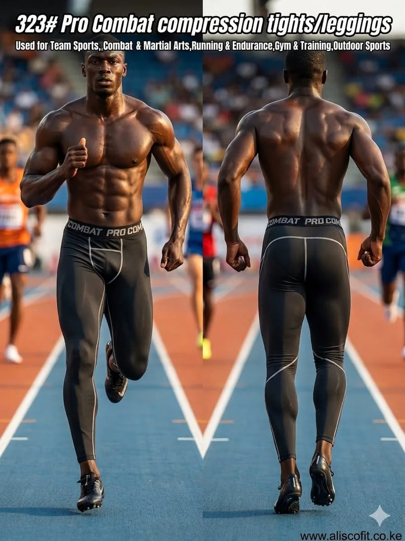 323 Men's Leggings Sports Wear
