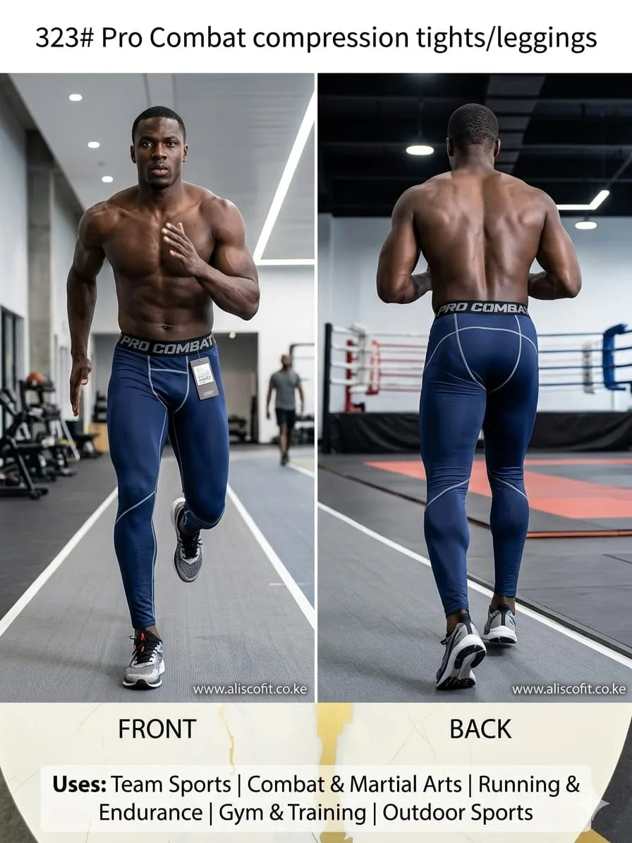 323 Men's Leggings Sports Wear