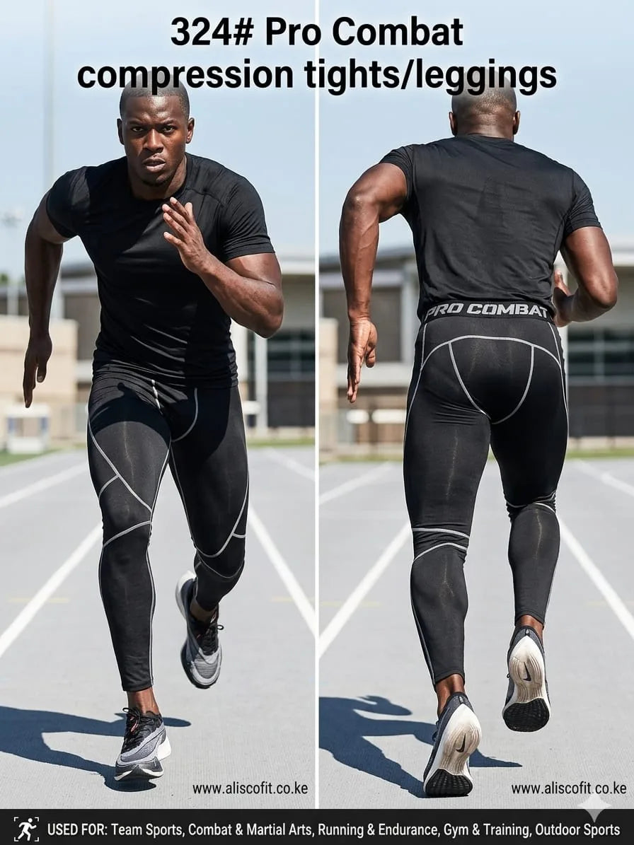 324 Men's Leggings Sports Wear