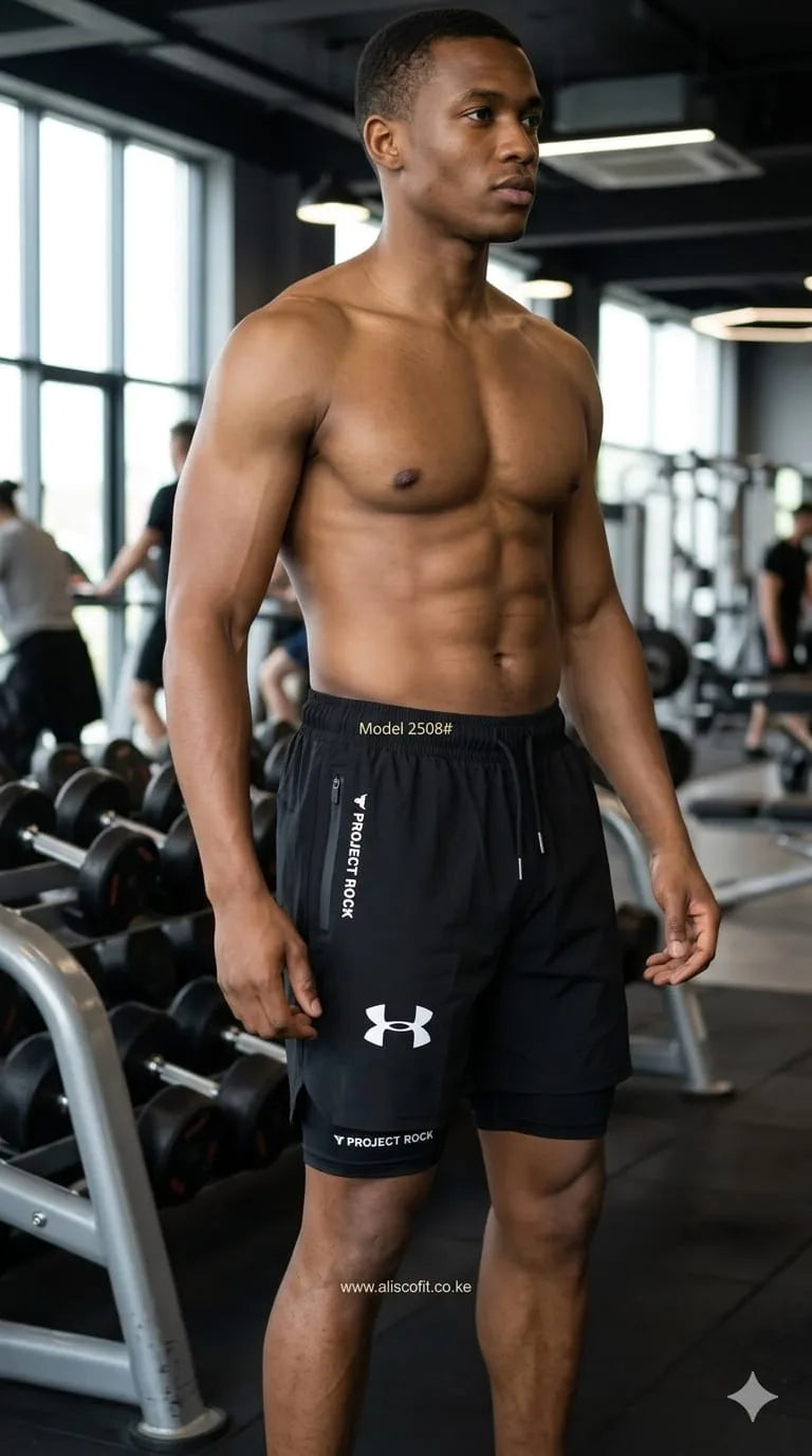 2508 2in1 Short UA Sports Wear