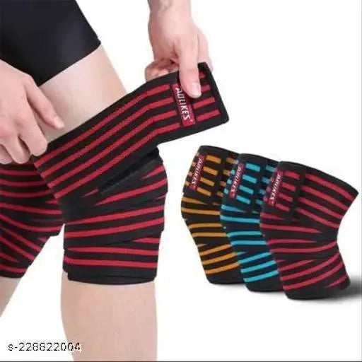 Wraps Lifting Leg Knee Compression Training Wraps Elastic Stripes