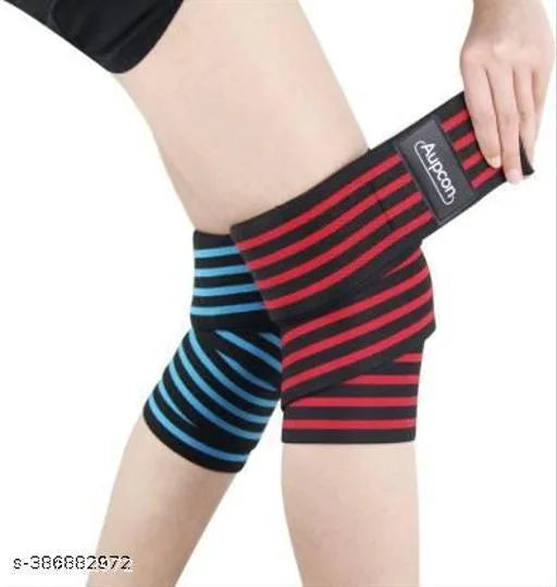 Wraps Lifting Leg Knee Compression Training Wraps Elastic Stripes