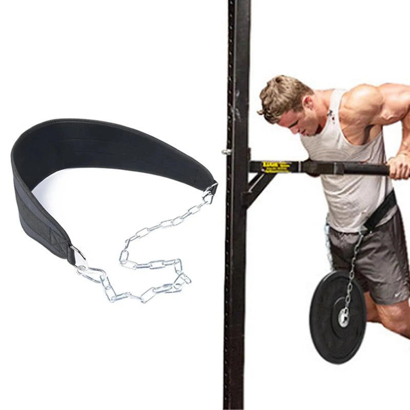 Weighted Dip Belt with Chain