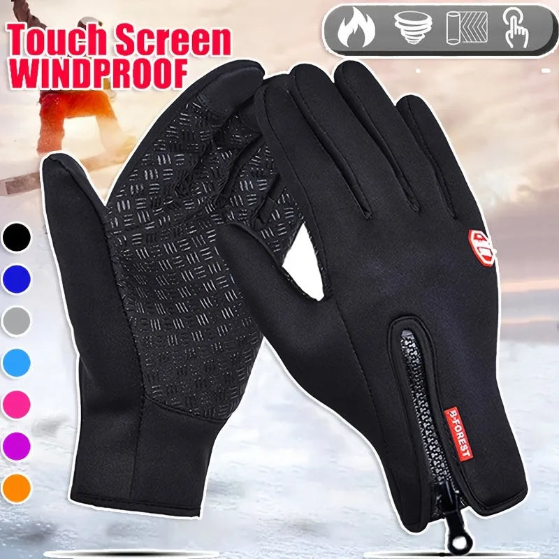 Waterproof Gloves,Outdoor Comfort Gym Gloves Black