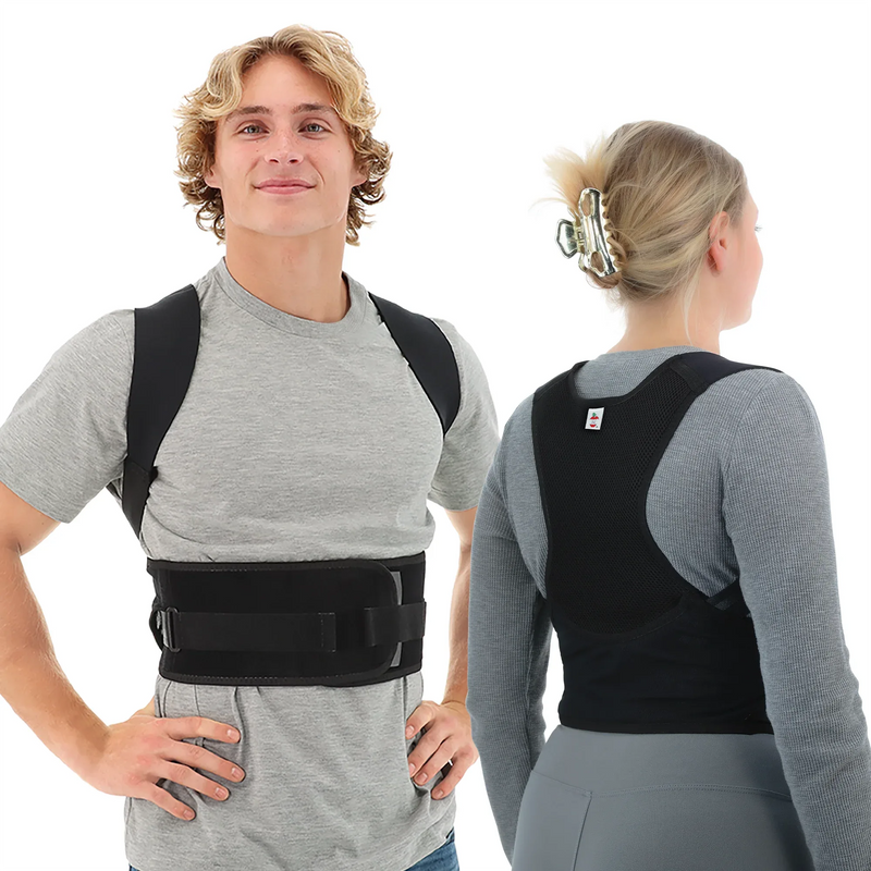 Adjustable Magnetic Posture Back Support Corrector Belt Band Belt Brace Shoulder Lumbar Strap Pain Relief Posture Waist Trimmer