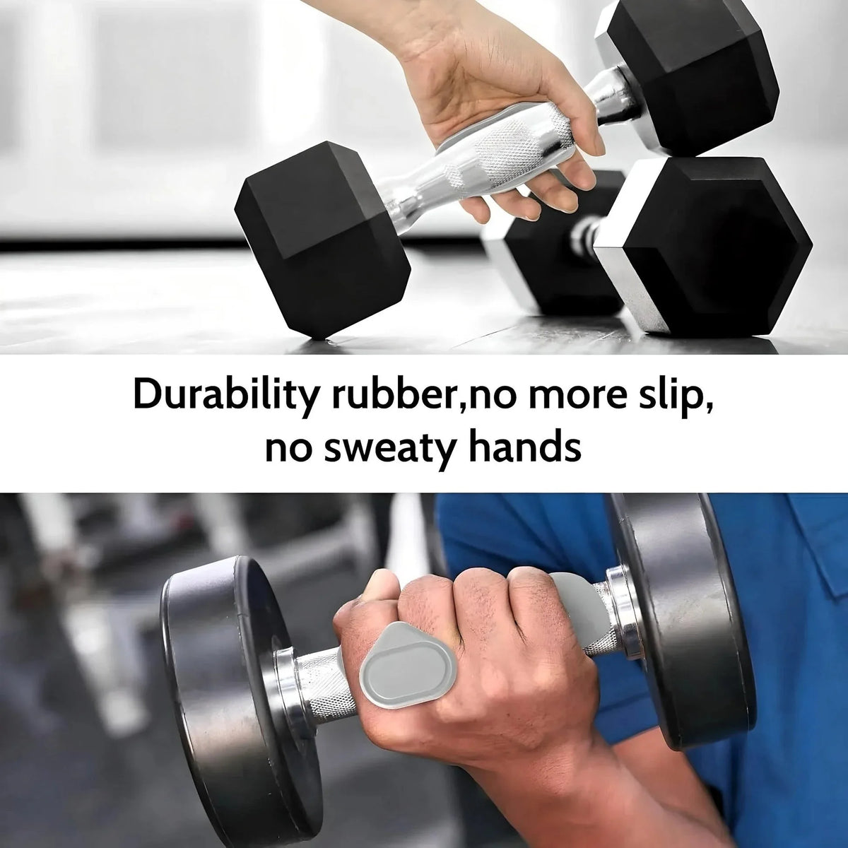 Silicone Weightlifting Grips | Non-Slip Gym Grip Pads