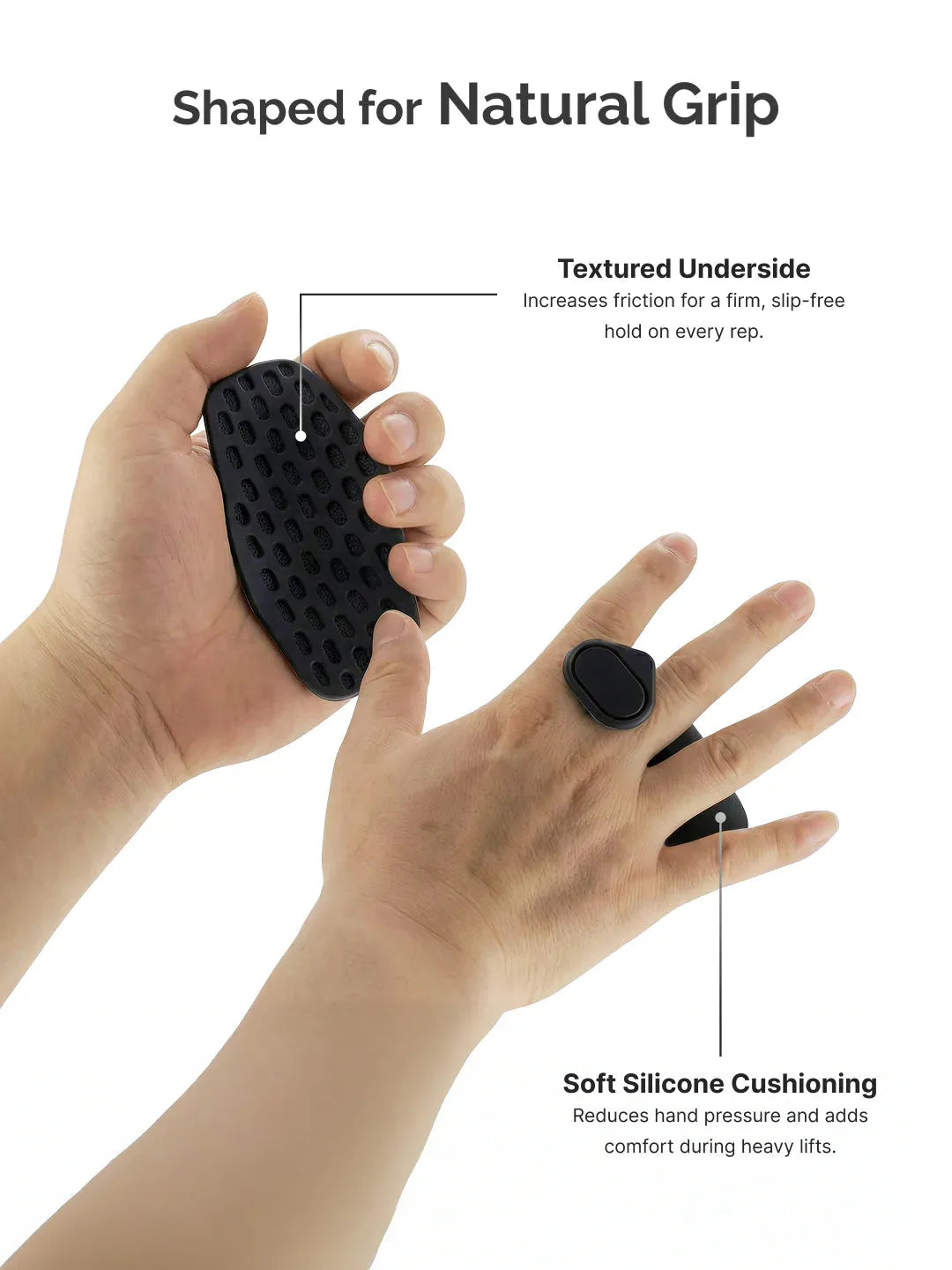 Silicone Weightlifting Grips | Non-Slip Gym Grip Pads