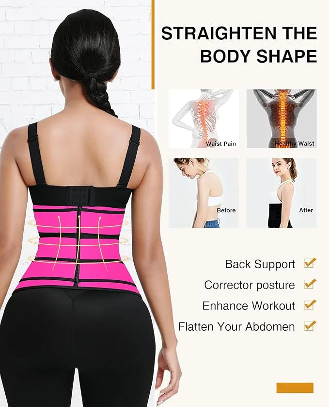 Waist Trainer Women Shaperwear Belt Slimming Tummy 4Wrap