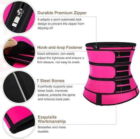 Waist Trainer Women Shaperwear Belt Slimming Tummy 4Wrap
