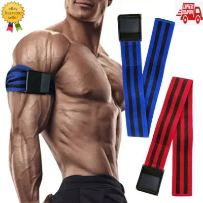 Blood Flow Restriction Bands (BFR) for Arms,Legs Occlusion Training, Gym & Workout