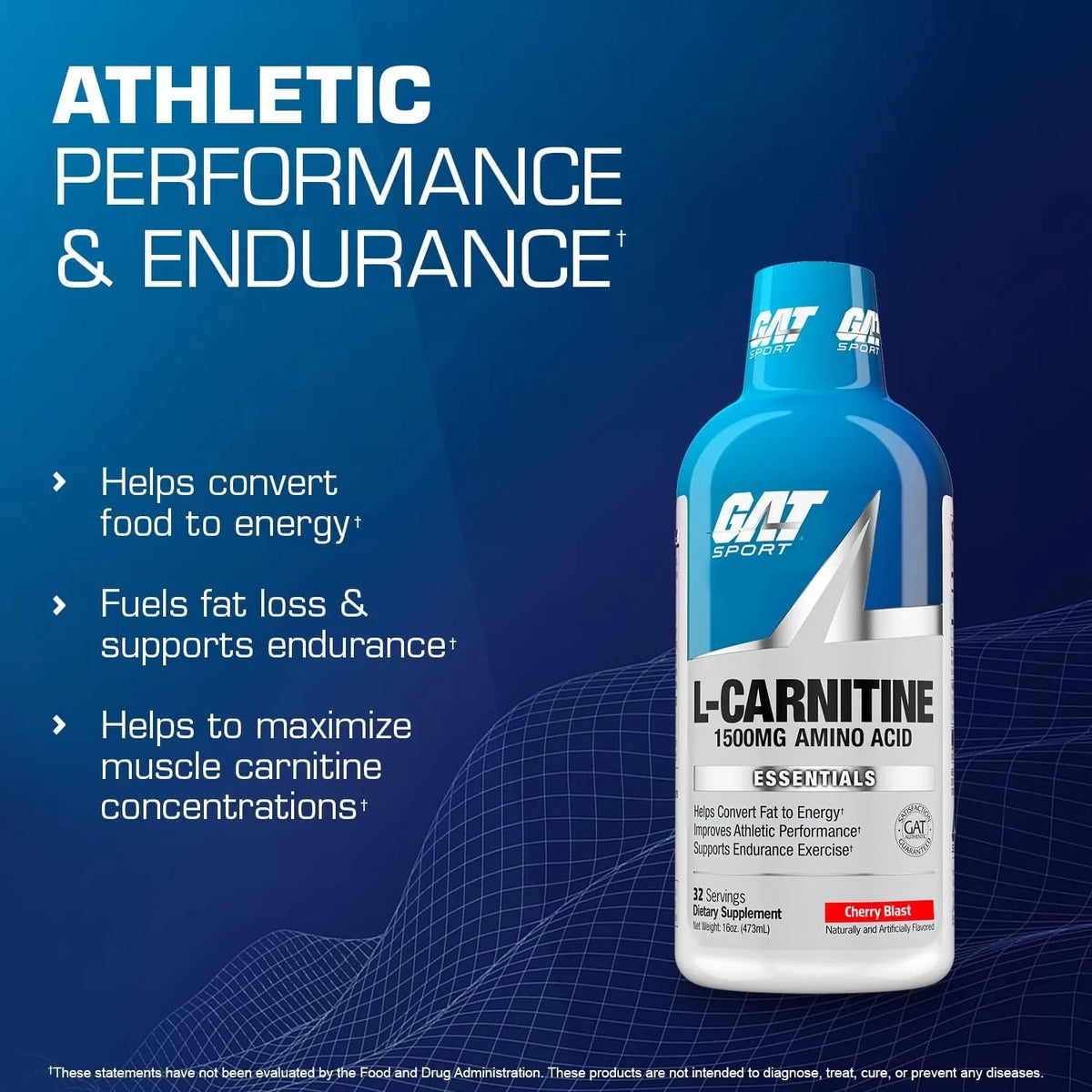 Gat Sport L-Carnitine Liquid 300Mg 32Servings