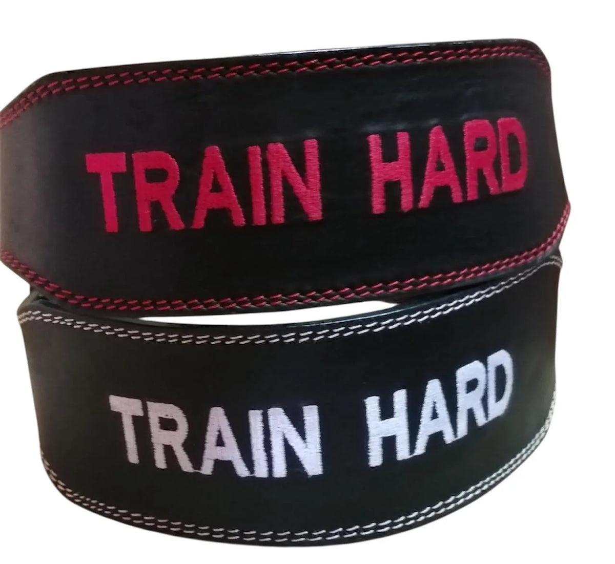 Train Hard Belt Leather