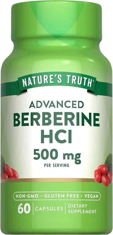 Nature's Truth Berberine Hcl 500 mg 60Capsues