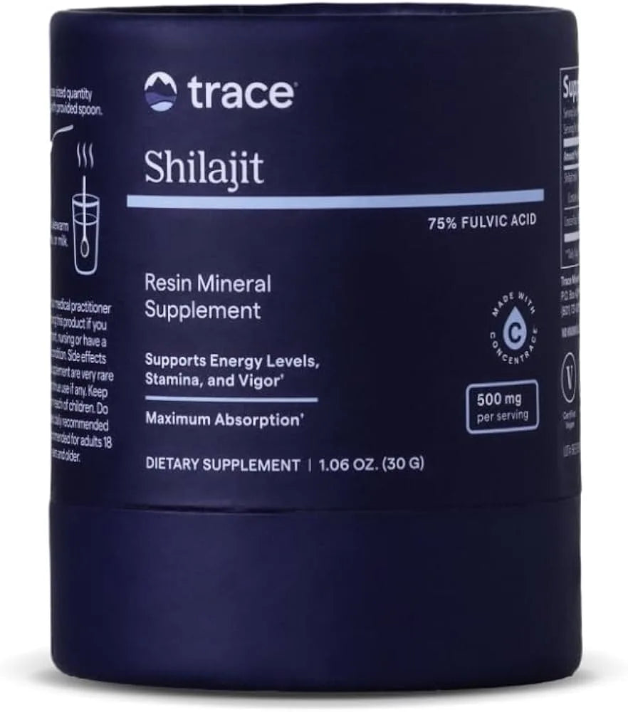Trace Shilajit Resin Mineral Supplement 60Servings