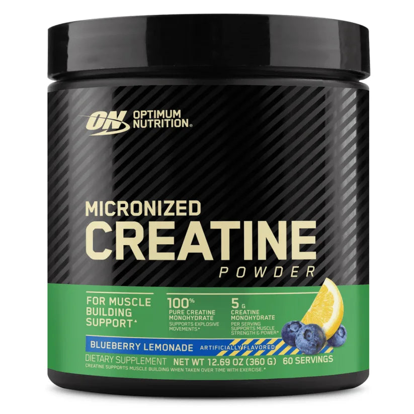 Optimum Nutrition Micronised Creatine Flavoured , Pure Creatine Monohydrate 360g 60servings