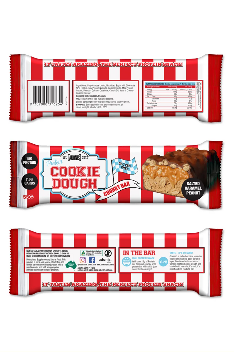 Adonis Cookie Dough Protein Bar