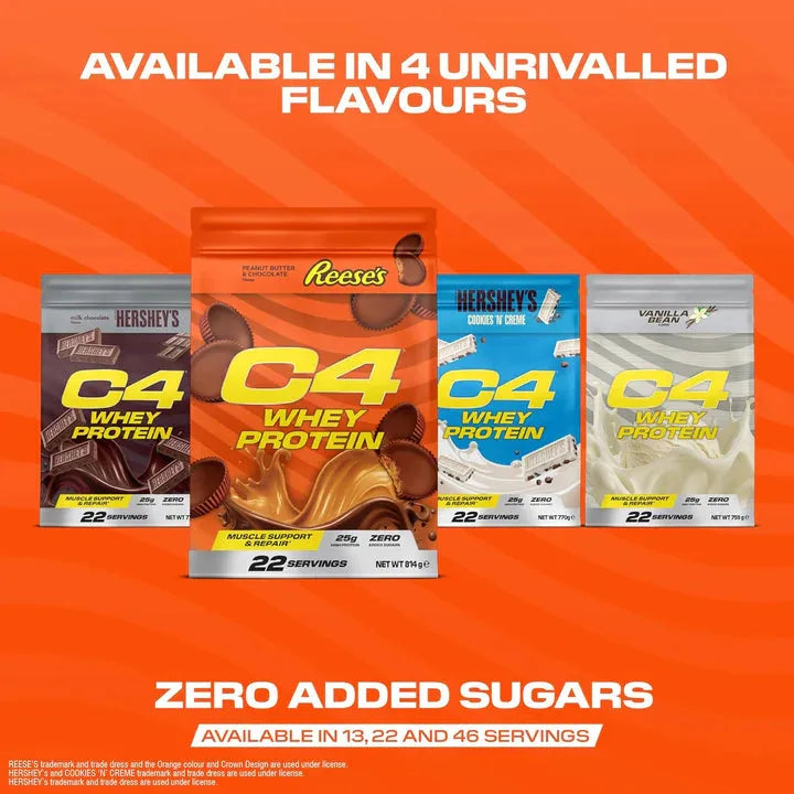 C4 Whey Protein Powder 816G 22 Servings