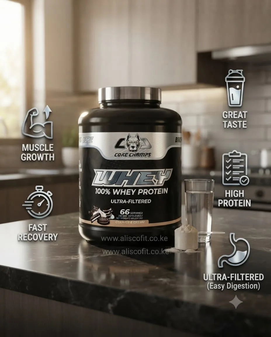 Core Champs Whey  100%  Whey Protein 66Servings 5Lbs(2.27Kg)