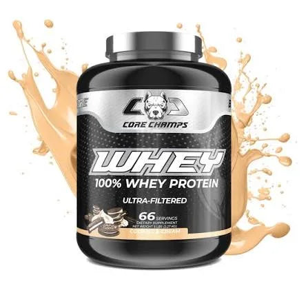 Core Champs Whey  100%  Whey Protein 66Servings 5Lbs(2.27Kg)