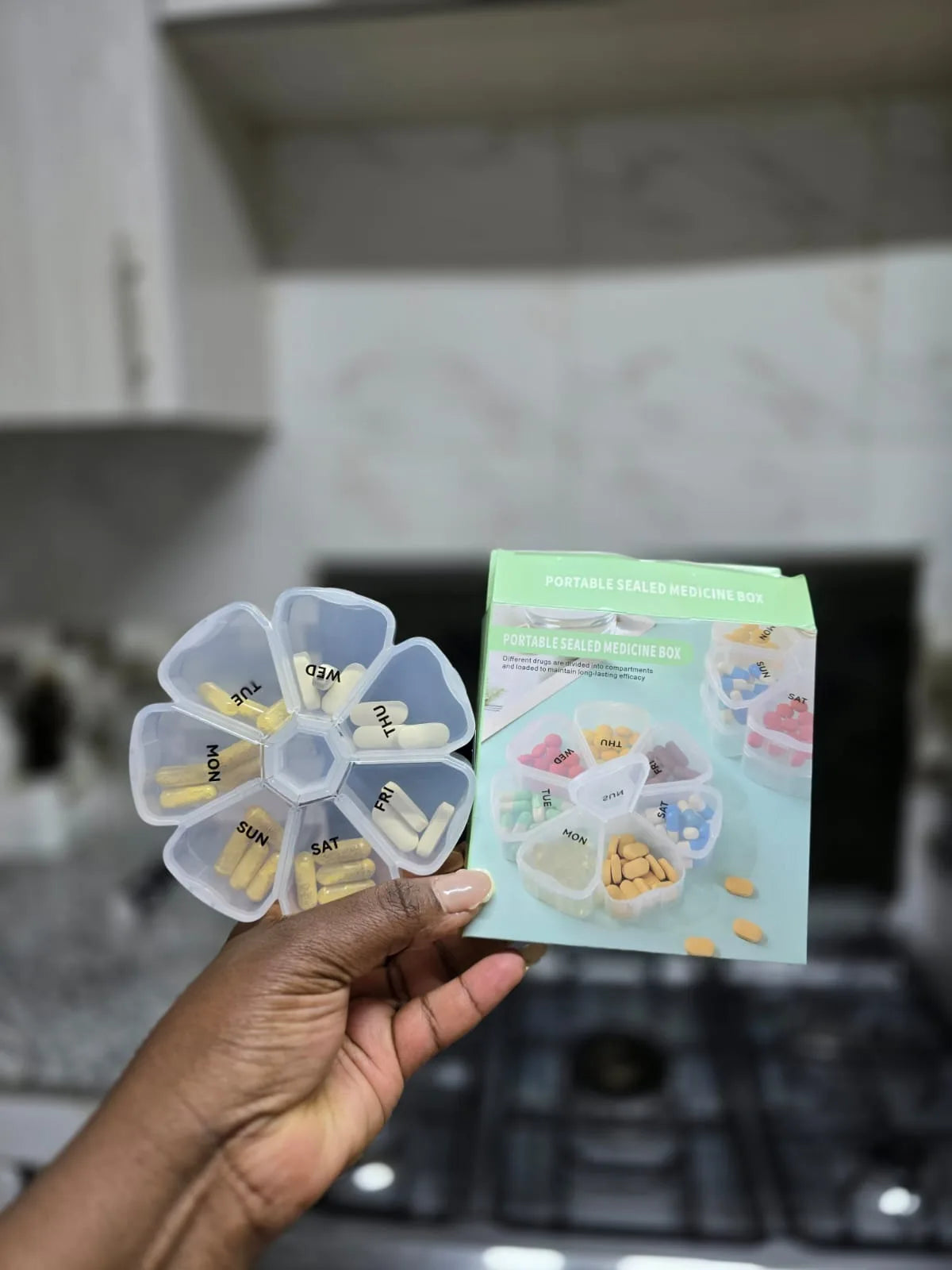 Portable Sealed Medicine Box