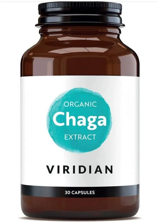 Viridian Organic Chaga Extract 400Mg Caps 30