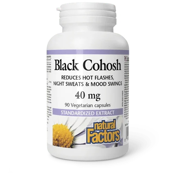 Natural Factors Black Cohosh 40Mg 90 Veg Capsules