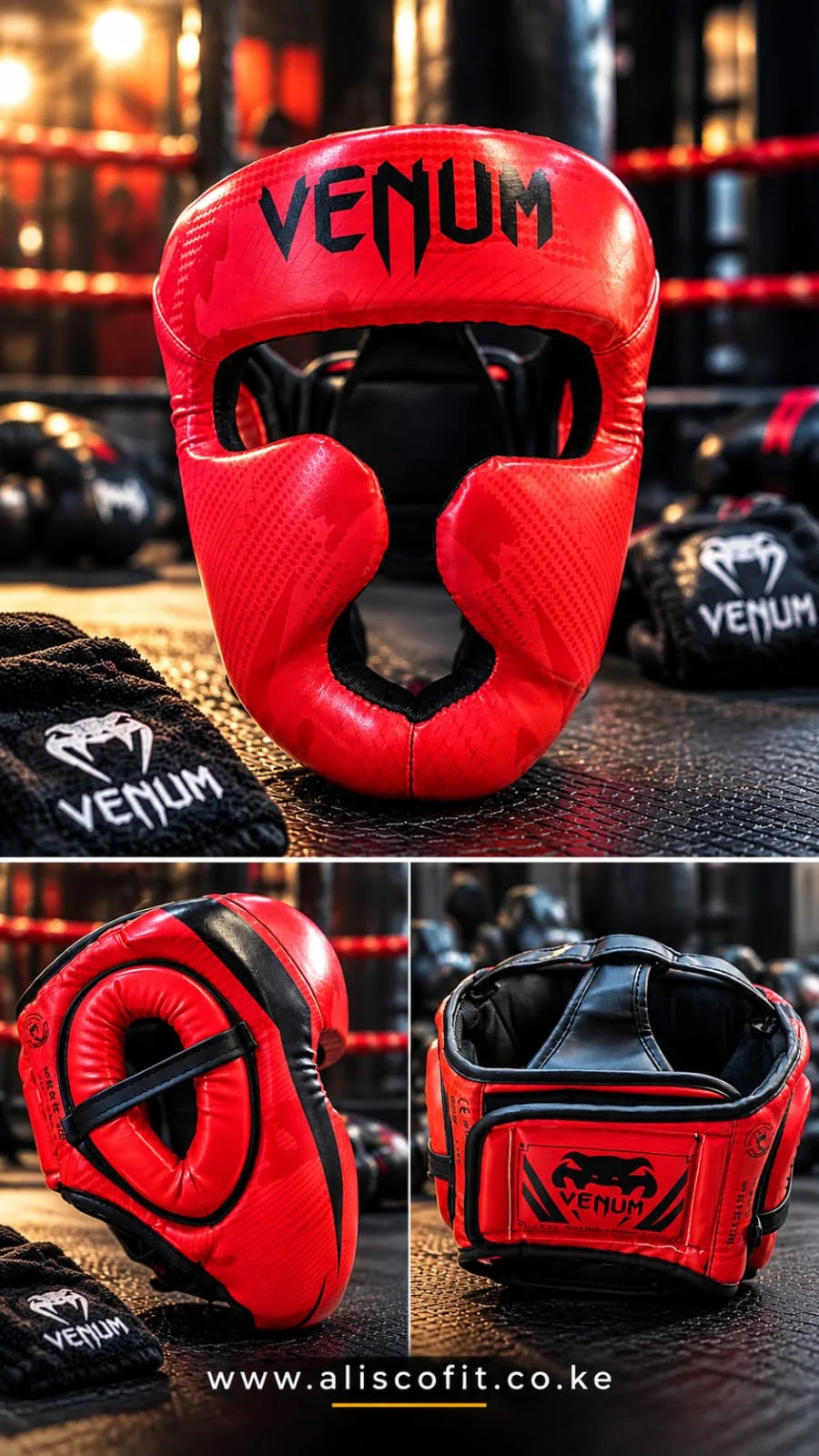 Venom Head Gear Red