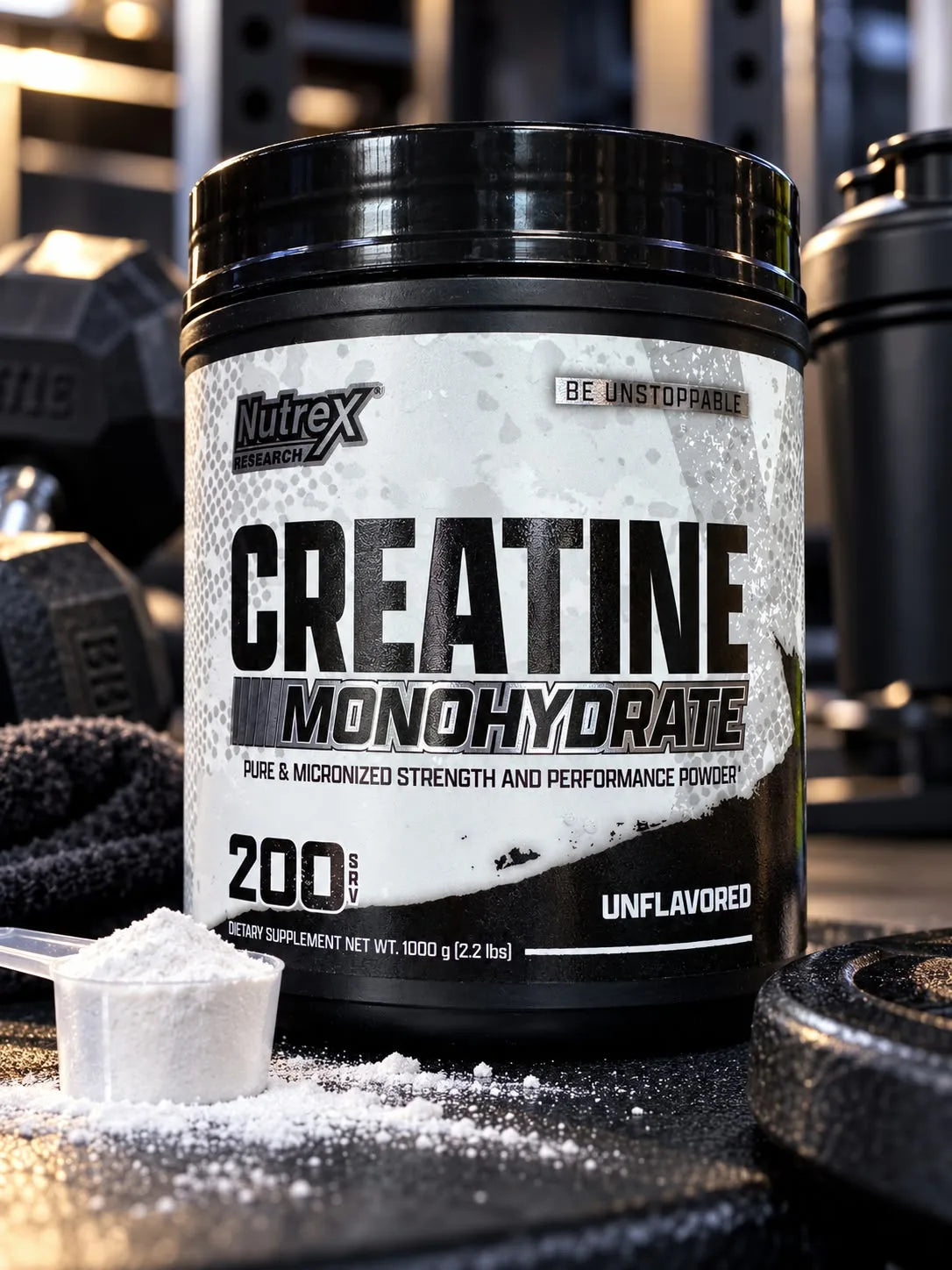 Nutex Research Creatine Monohydrate 1Kg 200Servings