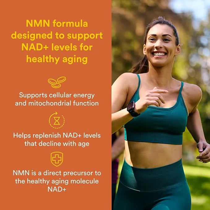 Natural Factors Regenerlife NMN NAD+ Boost, 300MG, 60 Vegetarian Capsules
