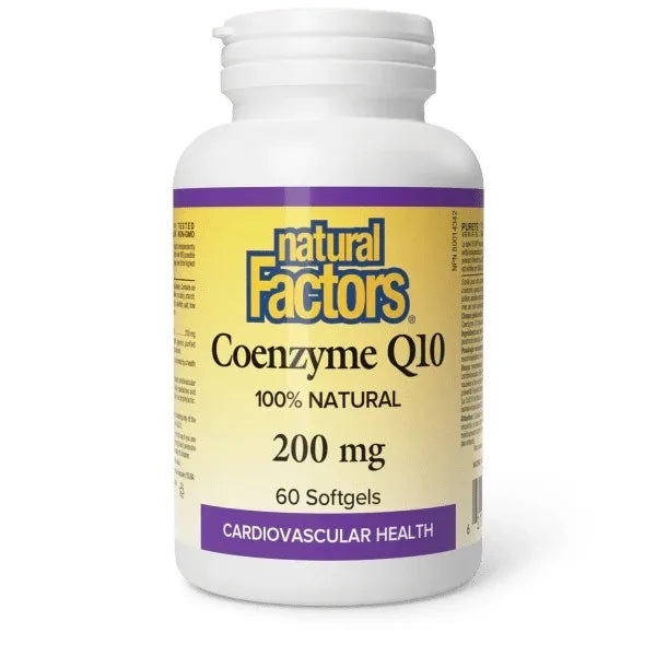 Natural Factors Coenzyme Q10 200 Mg 60 Softgel