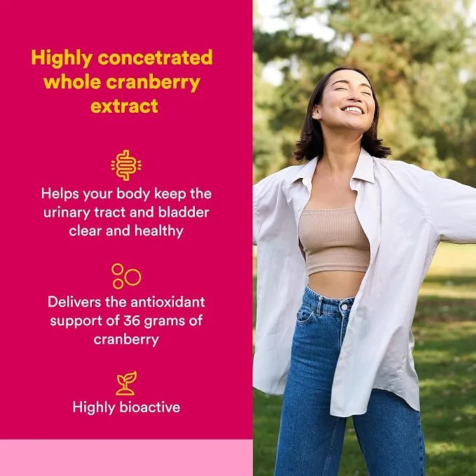 NATURAL FACTORS CranRich Cranberry 500 mg (Recurrent UTI prevention)
