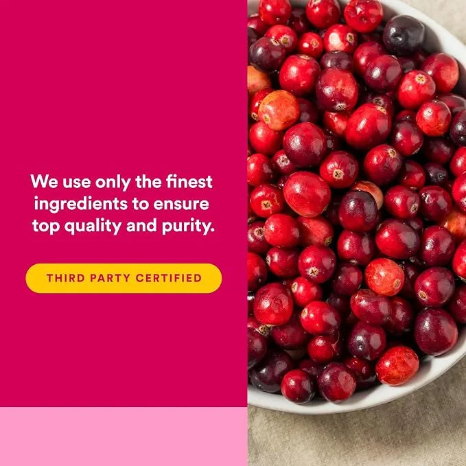 NATURAL FACTORS CranRich Cranberry 500 mg (Recurrent UTI prevention)