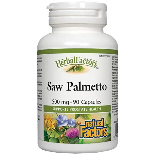 Natural factors - Saw palmetto 500mg - 90 caps (Prostate support)