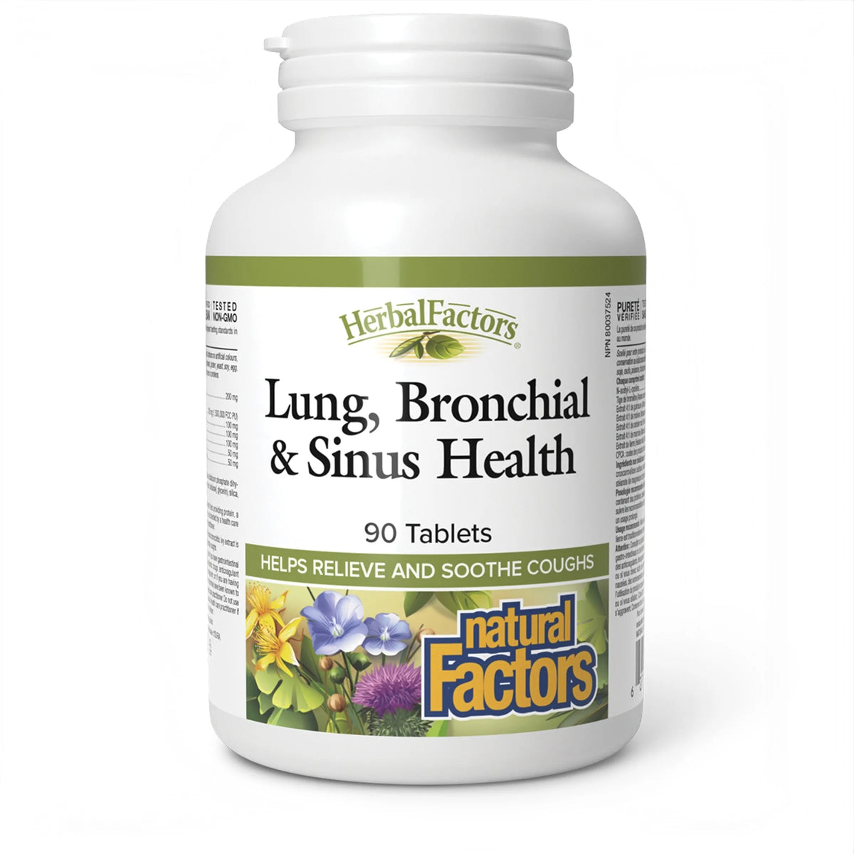 Natural Factors - Lung, Bronchial & Sinus Health Tablets (90 Tabs